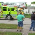 When the fire department leaves
